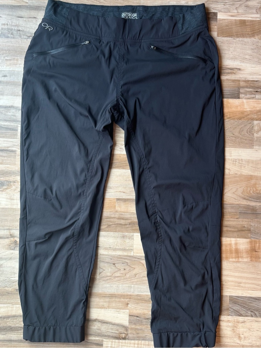 Outdoor Research Women's Zendo Capri Pants Black 12 Hiking Climbing Lightweight